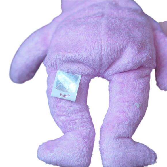 TY Beanie Baby “Eggs” 2000 Pink Easter Bear Retired Embroidered Egg MWMT - Picture 10 of 11